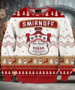 Smirnoff Vodka Drink Ugly Christmas Sweater, Gift for Christmas Holiday