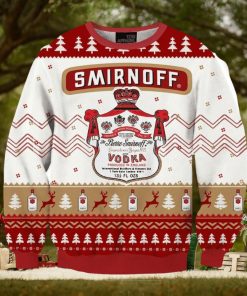 Smirnoff Vodka Drink Ugly Christmas Sweater, Gift for Christmas Holiday