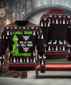 Smirnoff Will Drink Everywhere Ugly Sweater