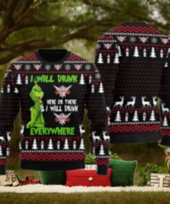 Smirnoff Will Drink Everywhere Ugly Sweater