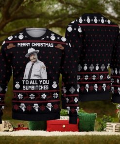 Smokey And The Bandit Merry Christmas Too All You Sumbitches Christmas Sweater