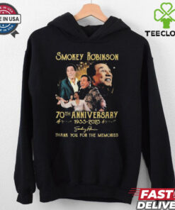 Smokey Robinson 70th Anniversary 1955 2025 Signature Thank You For The Memories Unisex T Shirt