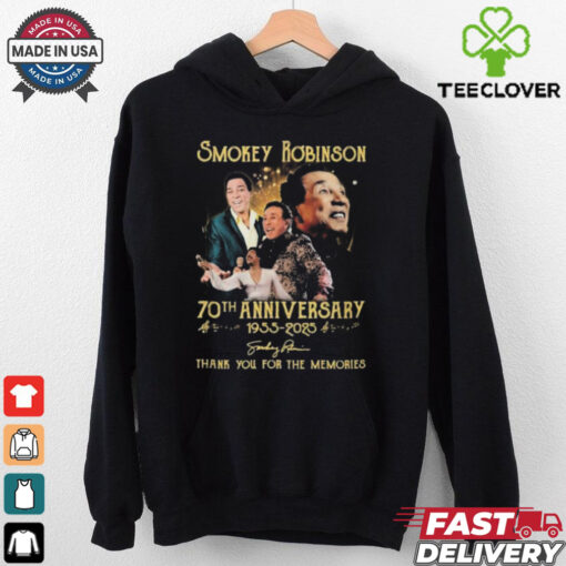 Smokey Robinson 70th Anniversary 1955 2025 Signature Thank You For The Memories Unisex T Shirt