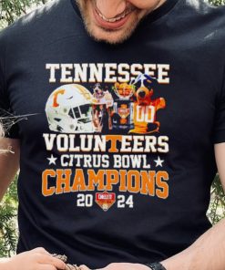 Smokey and helmet Tennessee Volunteers Citrus Bowl Champions 2024 shirt