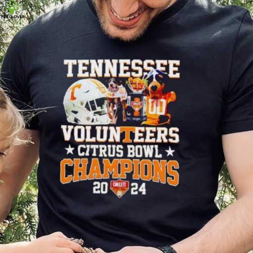 Smokey and helmet Tennessee Volunteers Citrus Bowl Champions 2024 hoodie, sweater, longsleeve, shirt v-neck, t-shirt