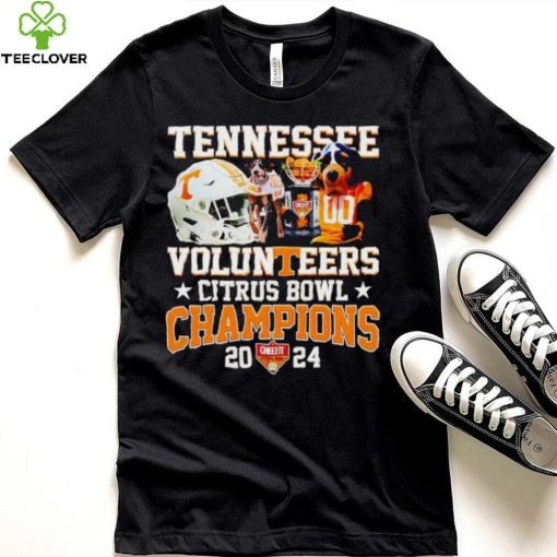 Smokey and helmet Tennessee Volunteers Citrus Bowl Champions 2024 hoodie, sweater, longsleeve, shirt v-neck, t-shirt