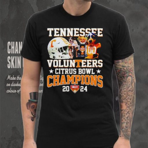 Smokey and helmet Tennessee Volunteers Citrus Bowl Champions 2024 hoodie, sweater, longsleeve, shirt v-neck, t-shirt