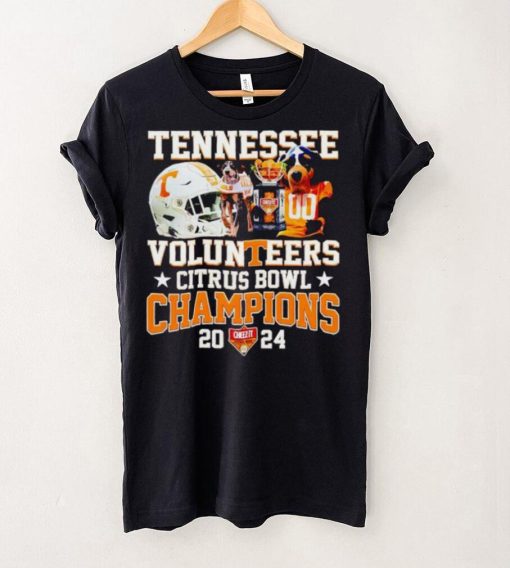 Smokey and helmet Tennessee Volunteers Citrus Bowl Champions 2024 hoodie, sweater, longsleeve, shirt v-neck, t-shirt