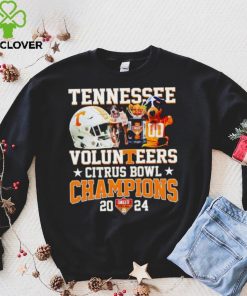 Smokey and helmet Tennessee Volunteers Citrus Bowl Champions 2024 hoodie, sweater, longsleeve, shirt v-neck, t-shirt