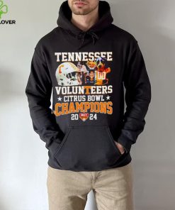 Smokey and helmet Tennessee Volunteers Citrus Bowl Champions 2024 hoodie, sweater, longsleeve, shirt v-neck, t-shirt