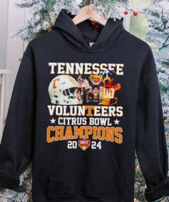 Smokey and helmet Tennessee Volunteers Citrus Bowl Champions 2024 hoodie, sweater, longsleeve, shirt v-neck, t-shirt