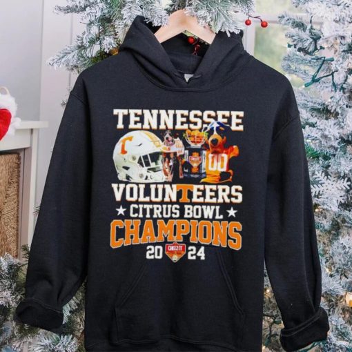 Smokey and helmet Tennessee Volunteers Citrus Bowl Champions 2024 hoodie, sweater, longsleeve, shirt v-neck, t-shirt