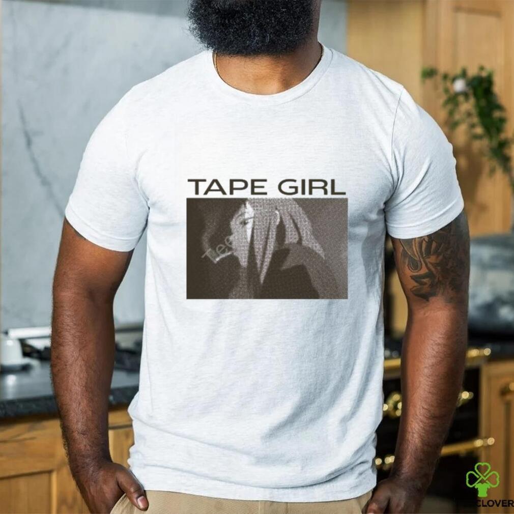Smoking Tape Girl Long Sleeve Tee Shirt Smoking Tape Girl Long Sleeve Tee Shirt