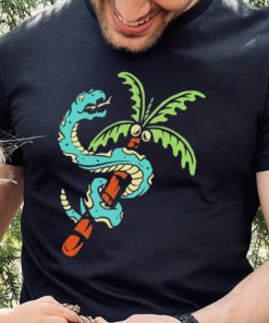 Snake and coconut tree shirt