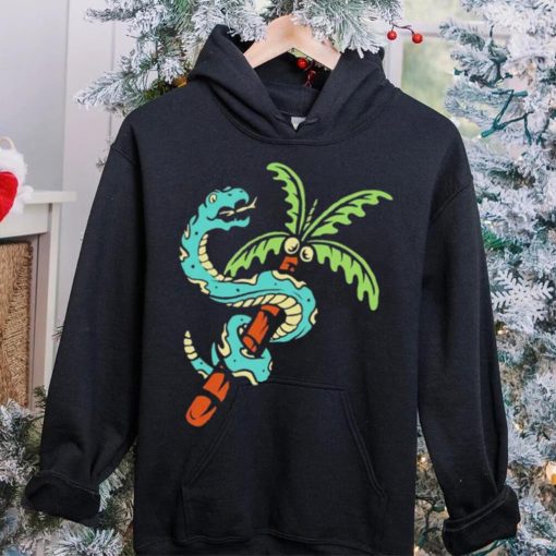 Snake and coconut tree hoodie, sweater, longsleeve, shirt v-neck, t-shirt