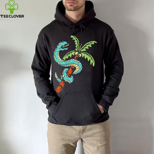 Snake and coconut tree hoodie, sweater, longsleeve, shirt v-neck, t-shirt