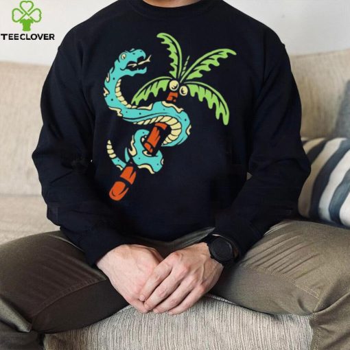 Snake and coconut tree hoodie, sweater, longsleeve, shirt v-neck, t-shirt