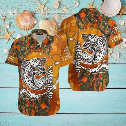 Snakehead Fishing Aloha Hawaiian Shirts For Men And Women