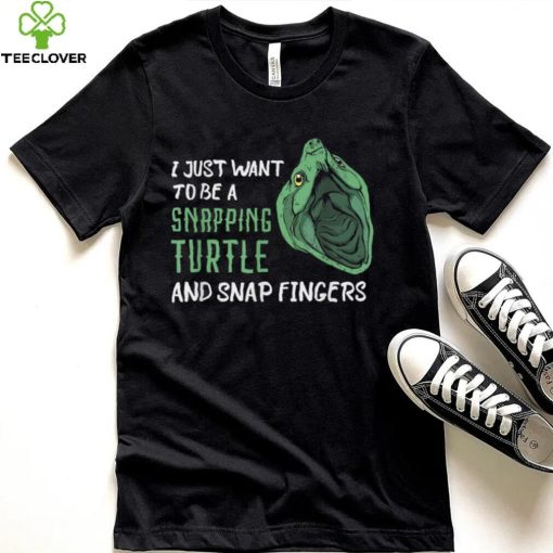 Snapping Turtle Snap Fingers Aligator Snapping Turtle T Shirt