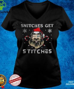 Snitches Get Stitches Christmas T Shirt