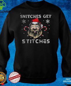 Snitches Get Stitches Christmas T Shirt