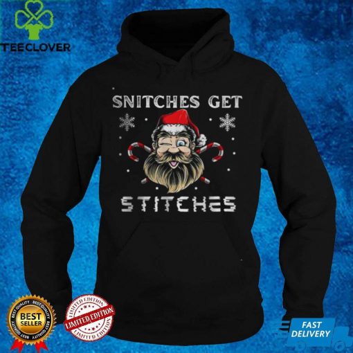 Snitches Get Stitches Christmas T Shirt