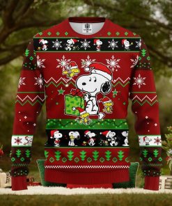 Snooby Red Brown Funny Ideas Ugly Christmas Sweater Gift Thanksgiving