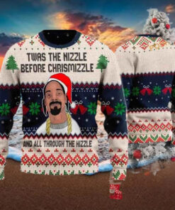 Snoop Dogg Before Chrismizzle Chirstmas Gifts 2024 Xmas For Family And Friends Ugly Sweater