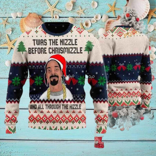 Snoop Dogg Before Chrismizzle Chirstmas Gifts 2024 Xmas For Family And Friends Ugly Sweater