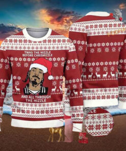 Snoop Dogg Before Christmizzle Chirstmas Gifts 2024 Xmas For Family And Friends Ugly Sweater
