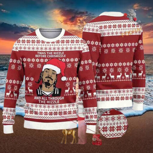 Snoop Dogg Before Christmizzle Chirstmas Gifts 2024 Xmas For Family And Friends Ugly Sweater