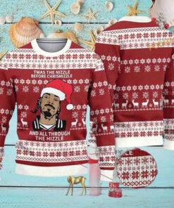 Snoop Dogg Before Christmizzle Chirstmas Gifts 2024 Xmas For Family And Friends Ugly Sweater