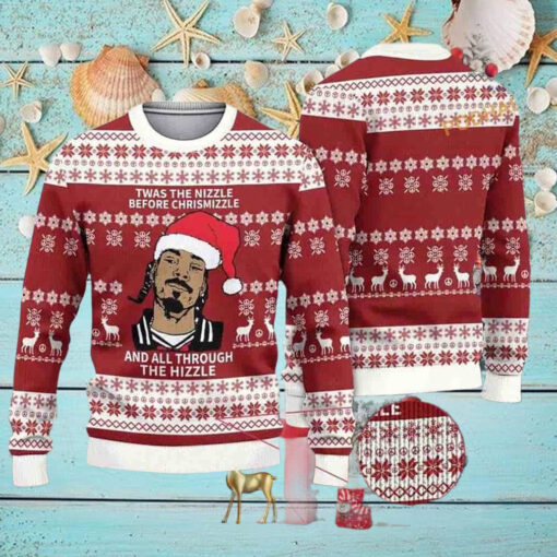 Snoop Dogg Before Christmizzle Chirstmas Gifts 2024 Xmas For Family And Friends Ugly Sweater