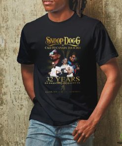 Snoop Dogg Cali To Canada Tour 2024 32 Years 1992 2024 Thank You For The Memories Shirt