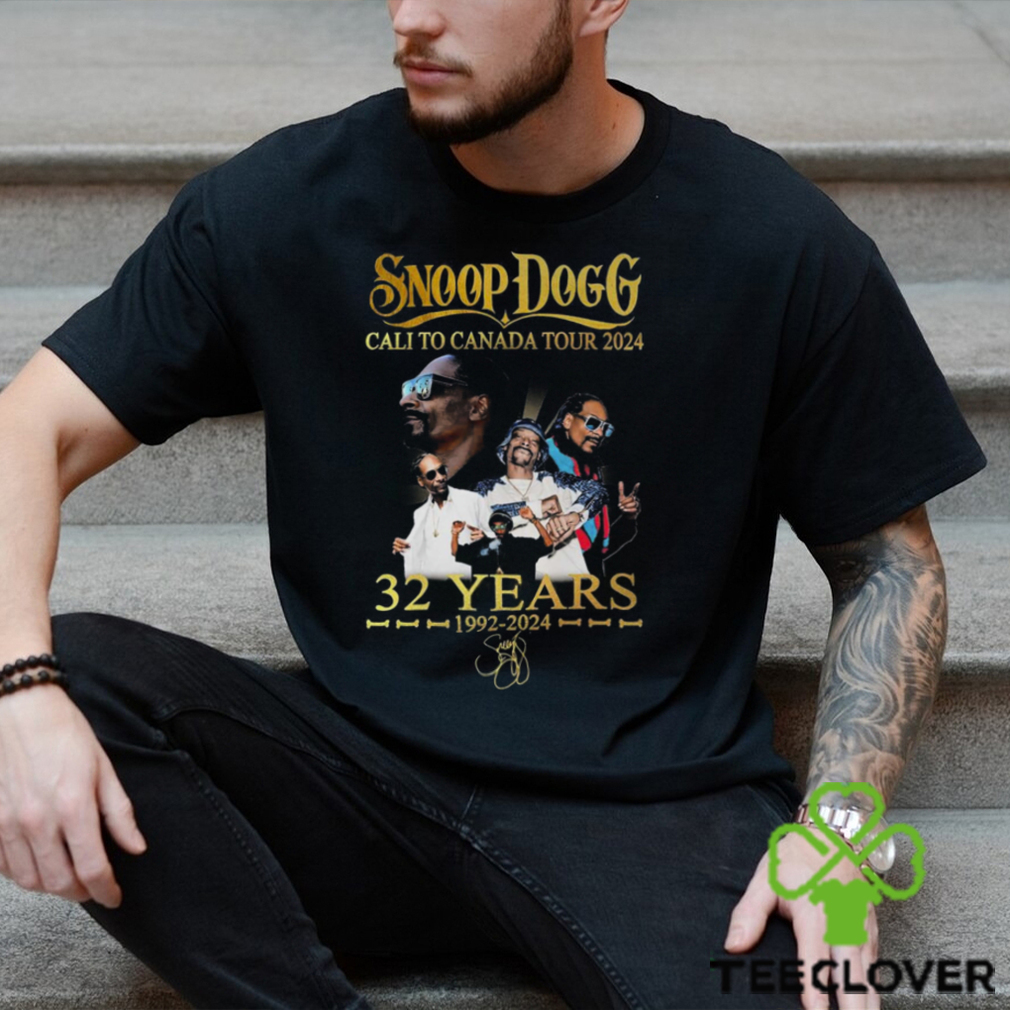 Snoop Dogg Cali To Canada Tour 2024 32 Years 1992 2024 Thank You For The Memories T Shirt Snoop Dogg Cali To Canada Tour 2024 32 Years 1992 2024 Thank You For The Memories T Shirt