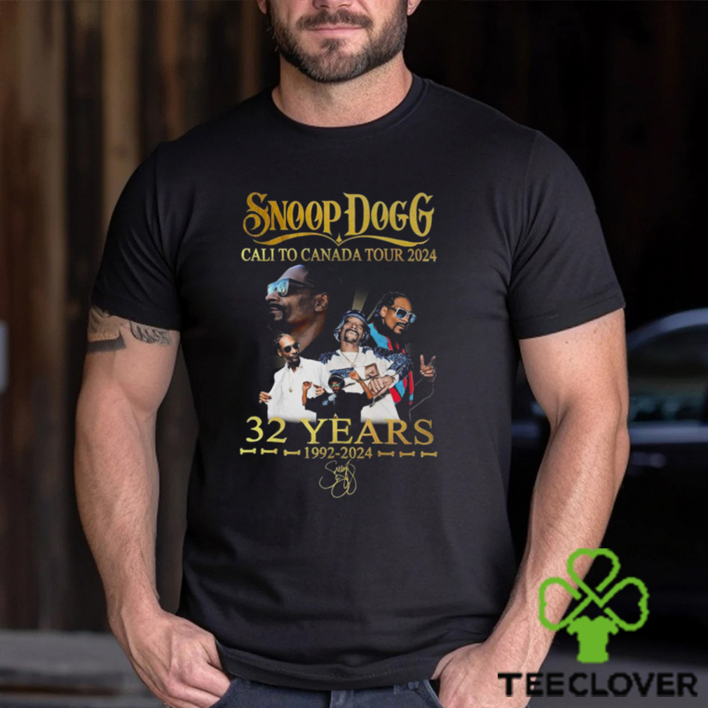 Snoop Dogg Cali To Canada Tour 2024 32 Years 1992 2024 Thank You For The Memories T Shirt Snoop Dogg Cali To Canada Tour 2024 32 Years 1992 2024 Thank You For The Memories T Shirt