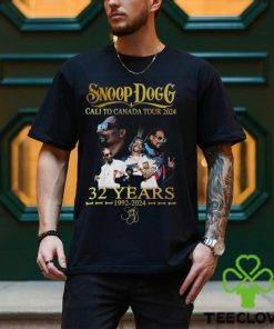 Snoop Dogg Cali To Canada Tour 2024 32 Years 1992 2024 Thank You For The Memories T Shirt 3 Snoop Dogg Cali To Canada Tour 2024 32 Years 1992 2024 Thank You For The Memories T Shirt