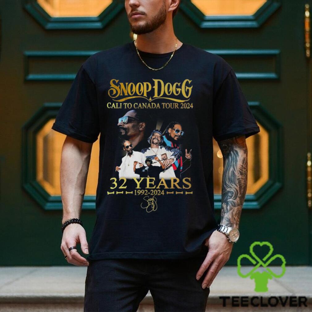 Snoop Dogg Cali To Canada Tour 2024 32 Years 1992 2024 Thank You For The Memories T Shirt Snoop Dogg Cali To Canada Tour 2024 32 Years 1992 2024 Thank You For The Memories T Shirt