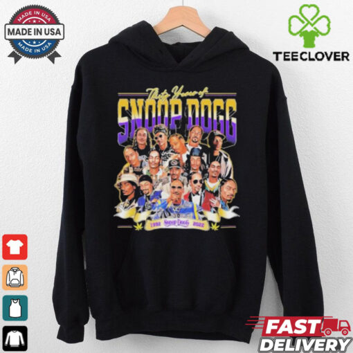 Snoop Dogg Death Row 30 Years of Snoop 1992 2022 T shirts