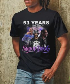 Snoop Dogg Rapper 53 Years 1971 2024 T Shirt