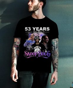 Snoop Dogg Rapper 53 Years 1971 2024 T Shirt