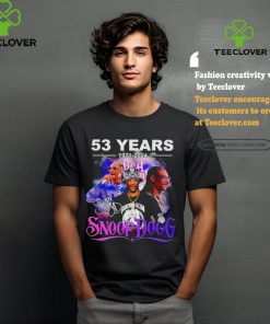 Snoop Dogg Rapper 53 Years 1971 2024 signature shirt
