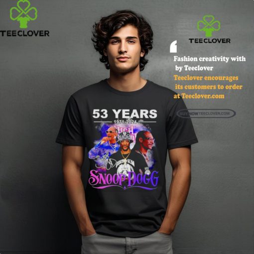 Snoop Dogg Rapper 53 Years 1971 2024 signature shirt