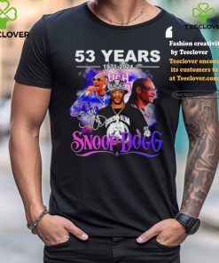 Snoop Dogg Rapper 53 Years 1971 2024 signature shirt