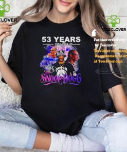 Snoop Dogg Rapper 53 Years 1971 2024 signature shirt