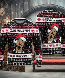 Snoop Dogg Ugly Christmas Sweater Xmas Christmas Gift