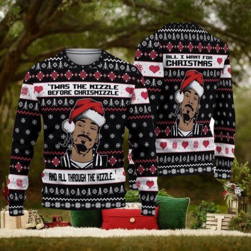 Snoop Dogg Ugly Christmas Sweater