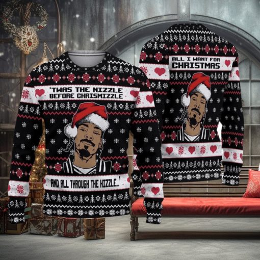 Snoop Dogg Ugly Christmas Sweater