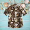 Snoopy 01 For Man And Woman Print Short Sleeve Hawaiian Shirt