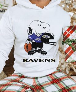 Snoopy A Strong And Proud Baltimore Ravens NFL Shirt